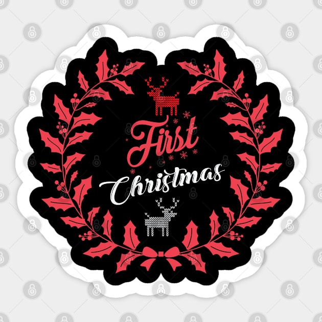 First Christmas Sticker by Thumthumlam